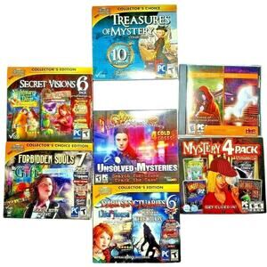 Y2k Lot 40+ Viva Legacy Hidden Object Mysteries Mystery Adventure PC Game CD-ROM